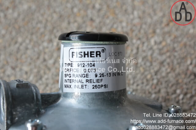 Fisher Loc 870 Type 912-104(10)